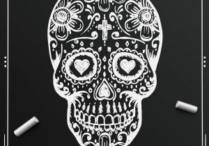 300x210 Day Of The Dead Skull Drawing Skull Art Smiley Face Day Of The - Day Of The Dead Skull Sketch