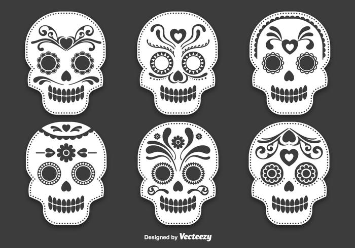 700x490 Day Of The Dead Skull Vectors - Day Of The Dead Skull Sketch