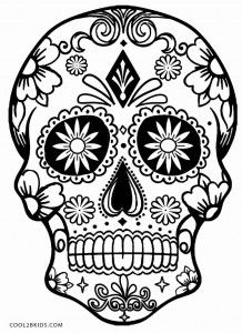 218x300 65 Best Sugar Skull Designs Images In 2018 Candy - Day Of The Dead Skull Sketch