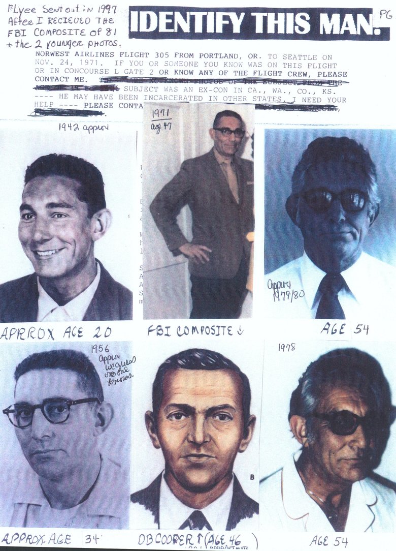 780x1084 Fbi No Longer Looking For D.b. Cooper The Seattle Times - Db Cooper Sketch