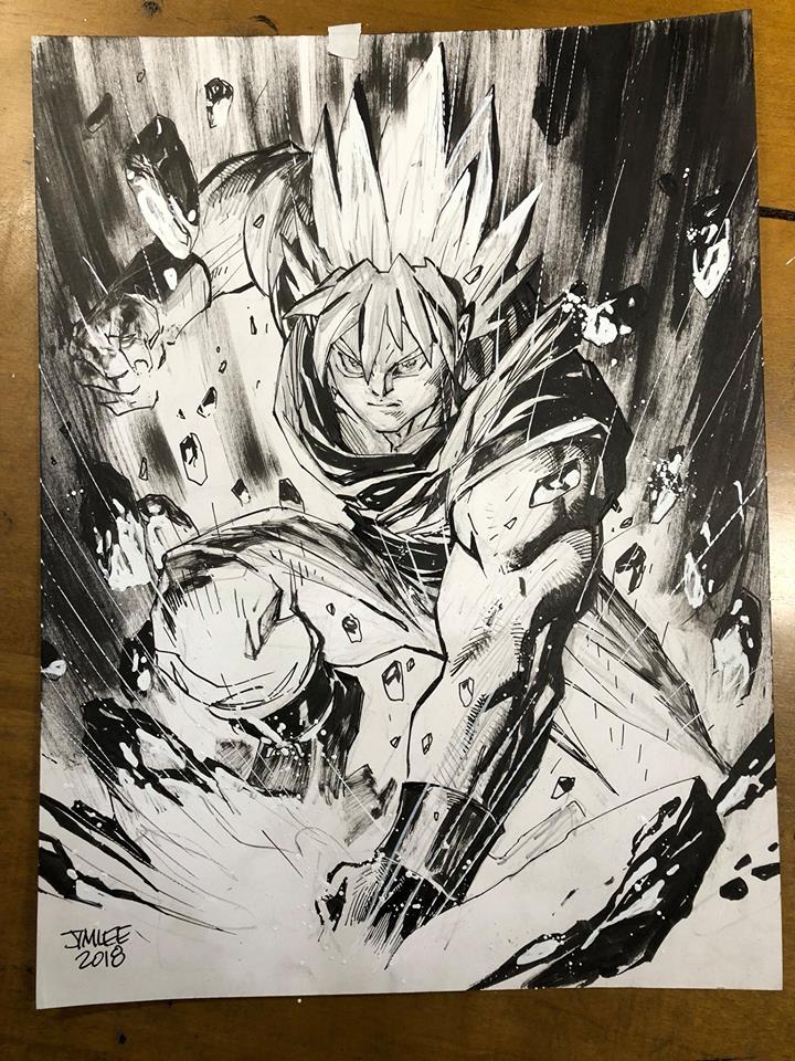 720x960 Jim Lee Unveils Freaking Awesome Goku Sketch - Dbz Sketch