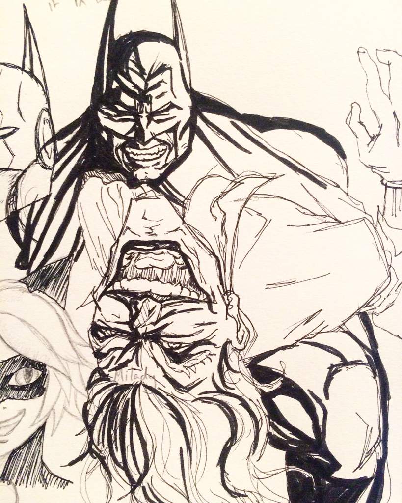 819x1024 Logan K Harada On Instagram Batman Sketches I Did While - Dc Comics Sketches