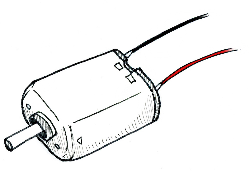 Dc Motor Sketch at PaintingValley.com | Explore collection of Dc Motor