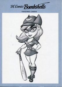 214x300 Dc Comics Bombshells Sketches Chase Card V1 Batwoman 5057124193595 - Dc Sketches