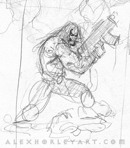 440x500 Index Of Gallerysketchesdc - Dc Sketches