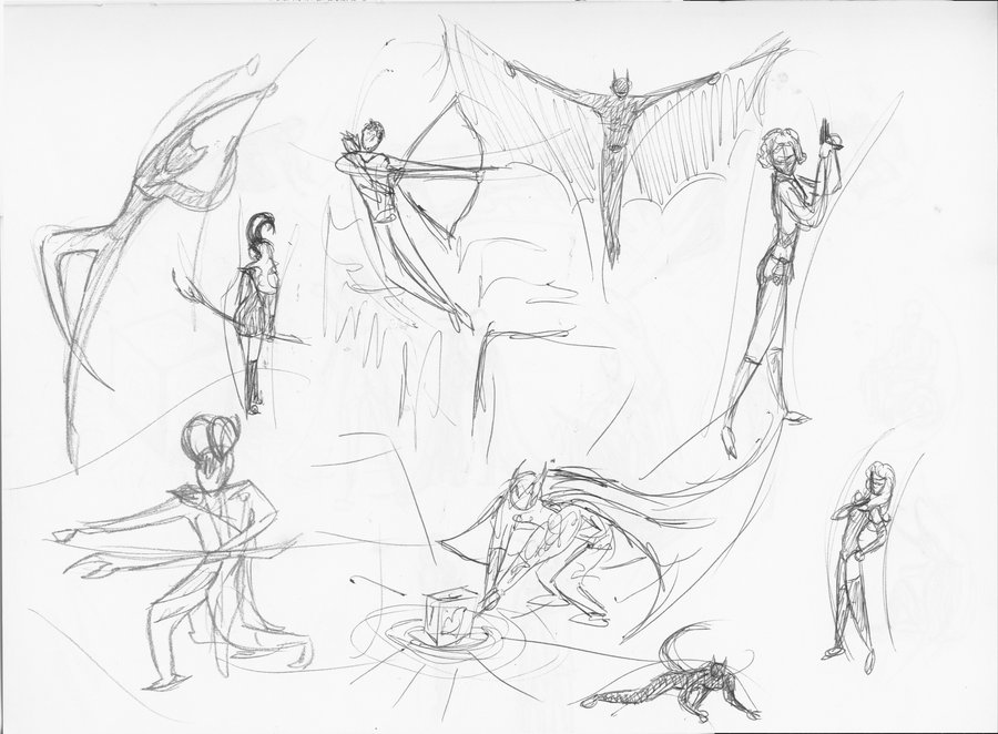 900x662 Avengers Sketches And Dc Sketches By Endurakseethe - Dc Sketches