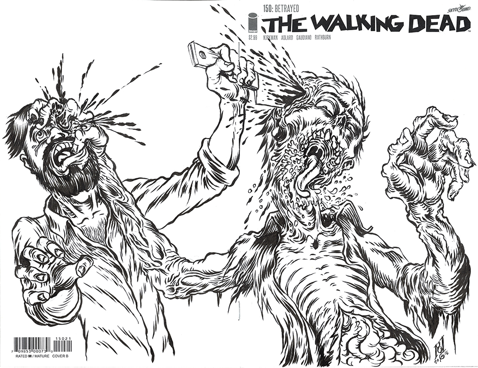 949x731 Nick The Hat The Walking Dead Sketch Cover - Dead Sketch