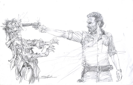 450x290 Walking Dead 11 X 17 - Dead Sketch