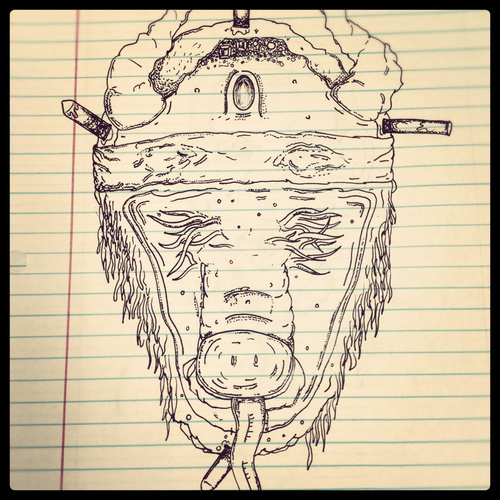 500x500 Best Sketch Illustration Dead Pig Ink Images On Designspiration - Dead Sketch