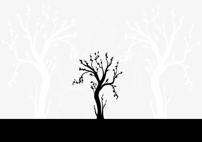 650x455 Dead Tree Silhouette Background, Withered, Hand Painted, Sketch - Dead Tree Sketch