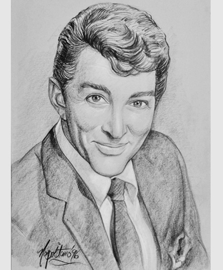 Dean Martin Sketches at PaintingValley.com | Explore collection of Dean ...