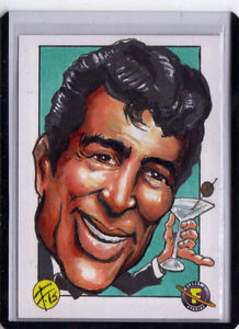 218x300 Drunk Dean Martin Sketch Card Original Hand Drawn Art By Floyd! 1 - Dean Martin Sketches