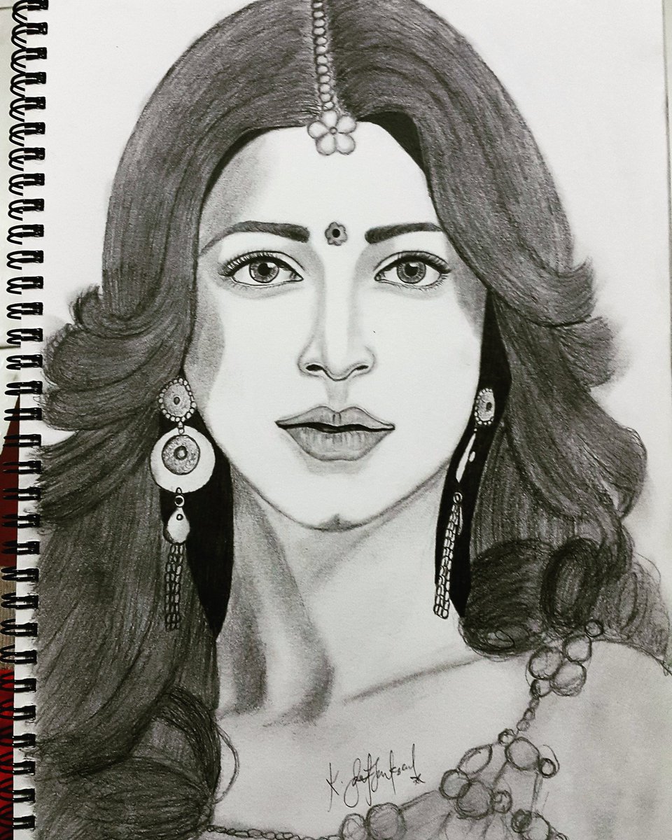 960x1200 Santhiya Jackson On Twitter @shrutihaasan Happy Belated Happy - Dear Sister Sketch