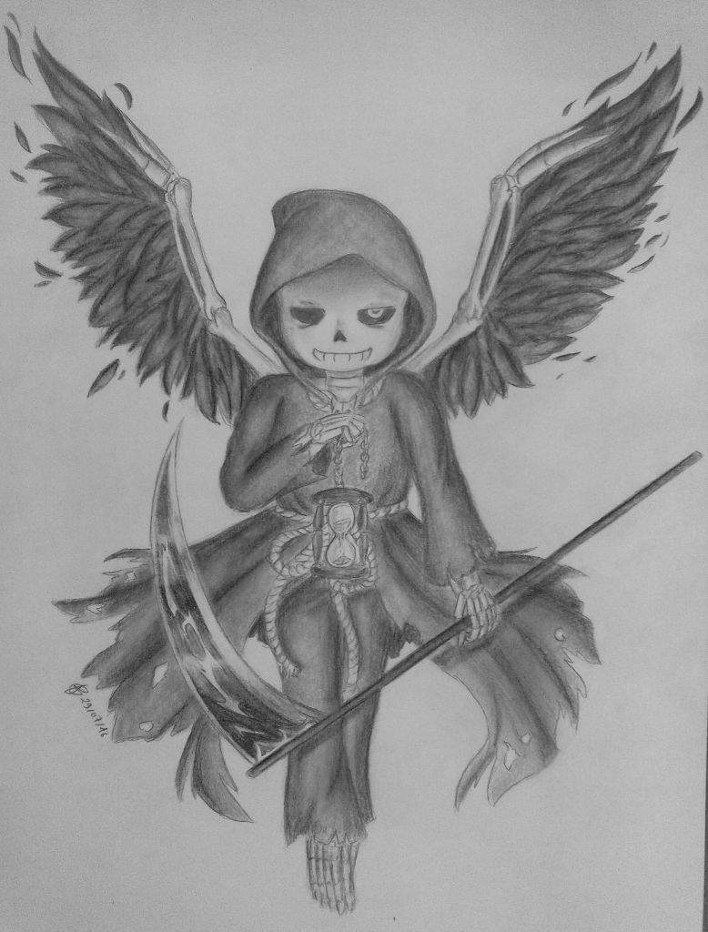 778x1024 Death Angel Undertale Amino - Death Angel Sketch