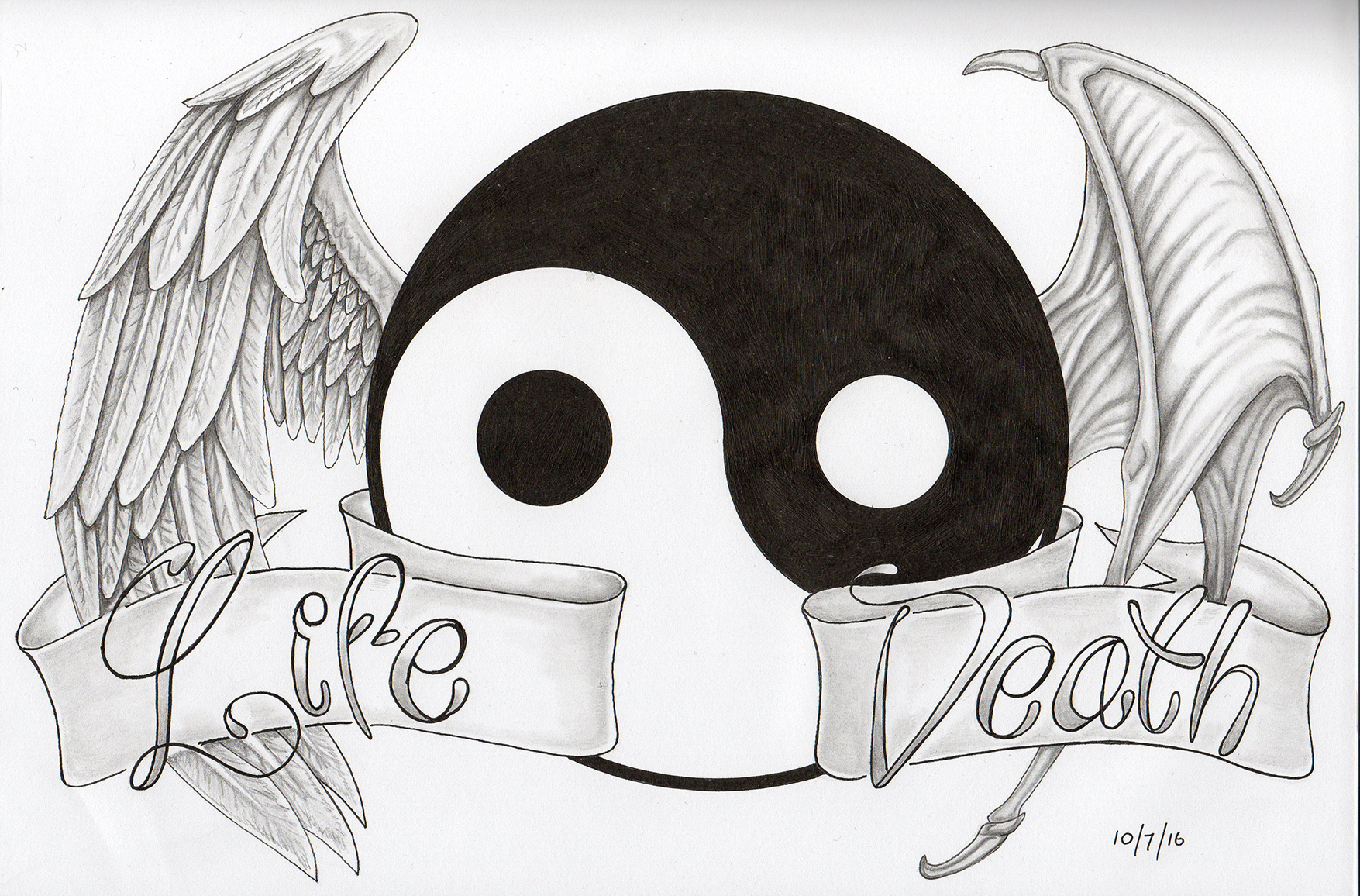 1755x1156 Drawn Angel Death 20 - Death Angel Sketch