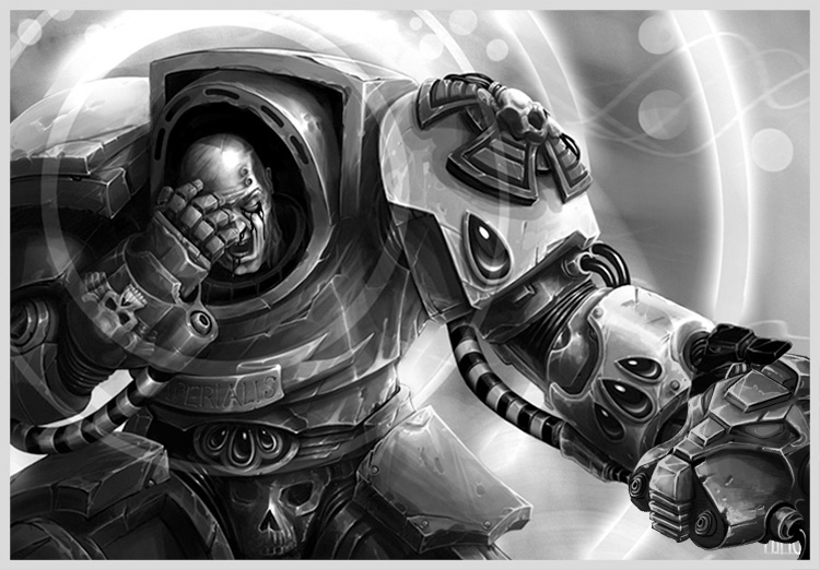 750x522 Space Hulk Death Angel Card Art Nikolaus Ingeneri - Death Angel Sketch