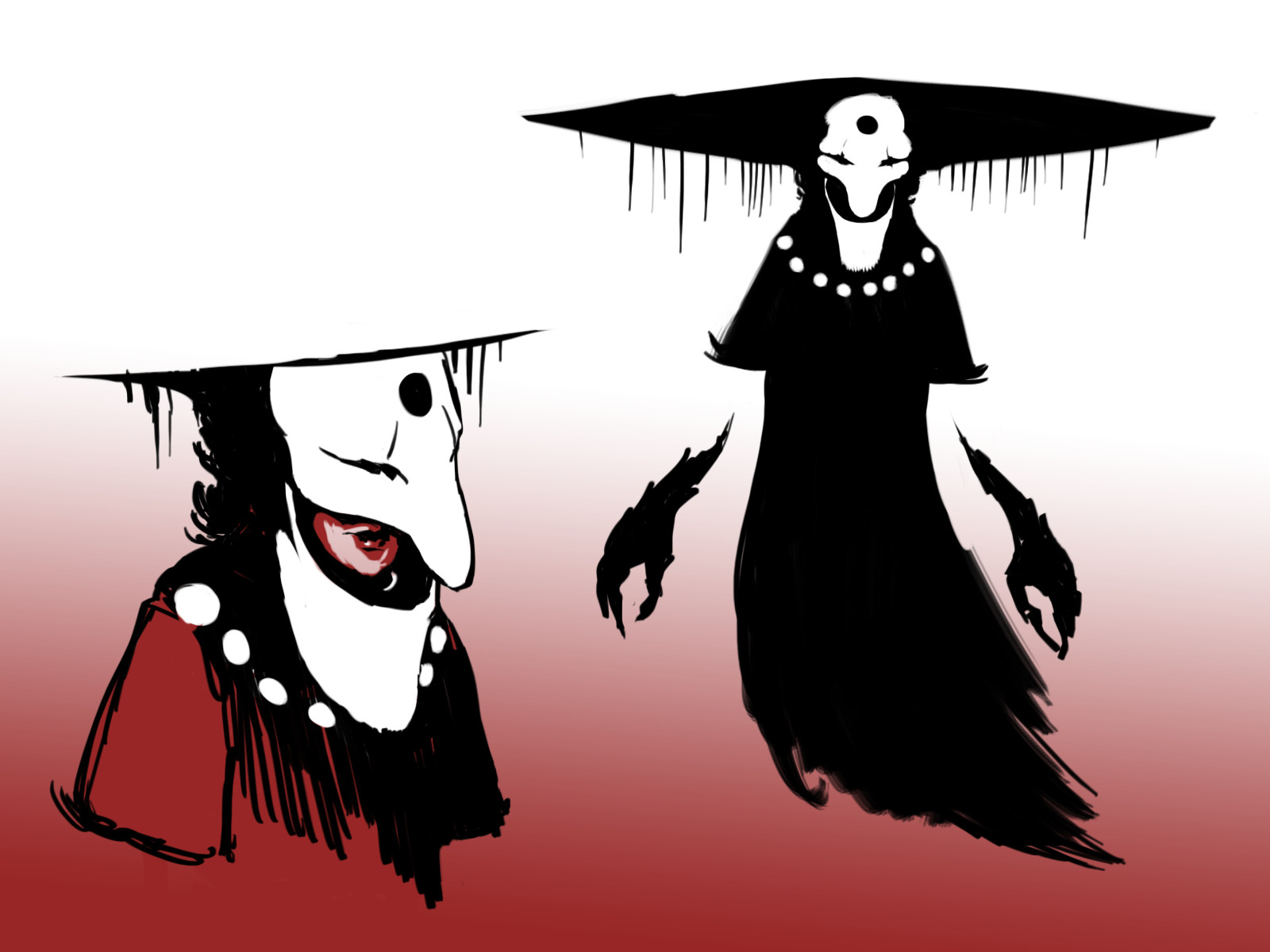 1600x1200 Volodia Chamard - Death Angel Sketch