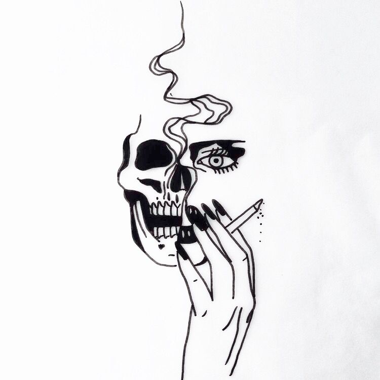 750x750 Freyja1412 More Tattoopiercing - Death Angel Sketch