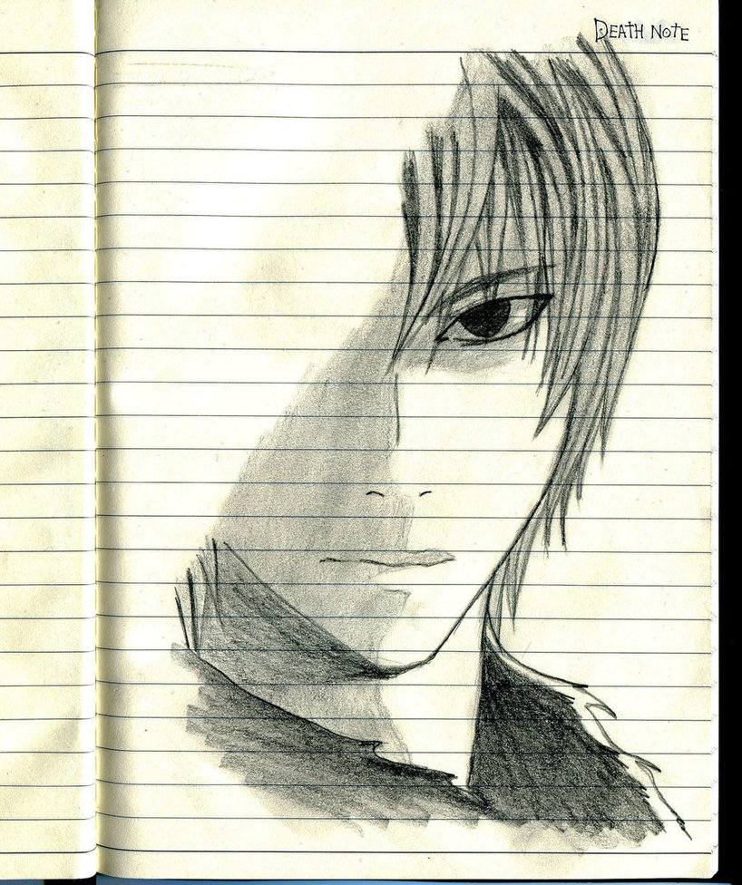 818x976 Death Note Sketch - Death Note Sketch