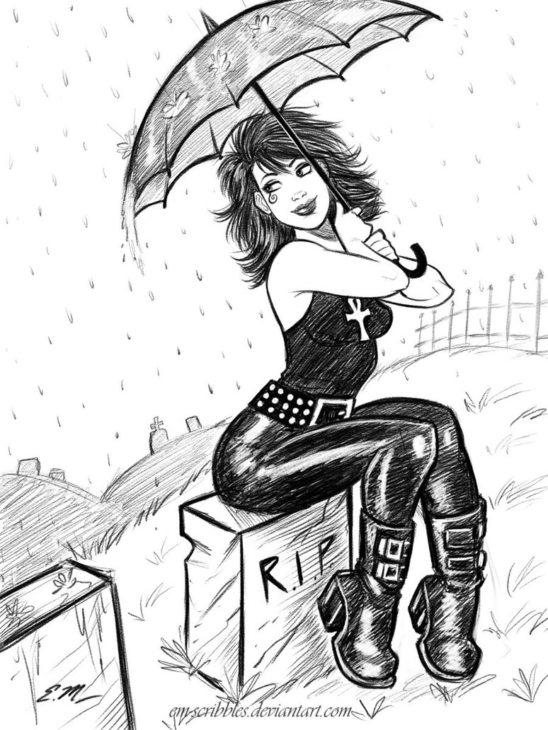 774x1032 Death Sketch By Em Scribbles - Death Sketch