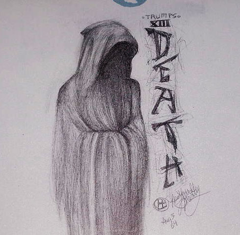 489x479 Giger Sketch Death By Mordigen - Death Sketch