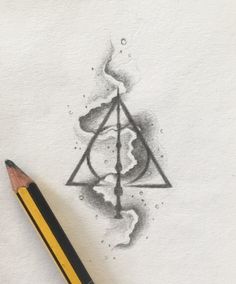 236x284 The Deathly Hallows Tattoo Tattoos Harry Potter - Deathly Hallows Sketch