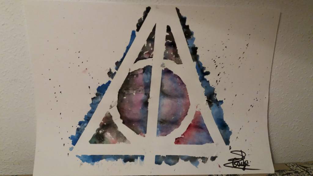 1024x576 Deathly Hallows Drawing Harry Potter Amino - Deathly Hallows Sketch