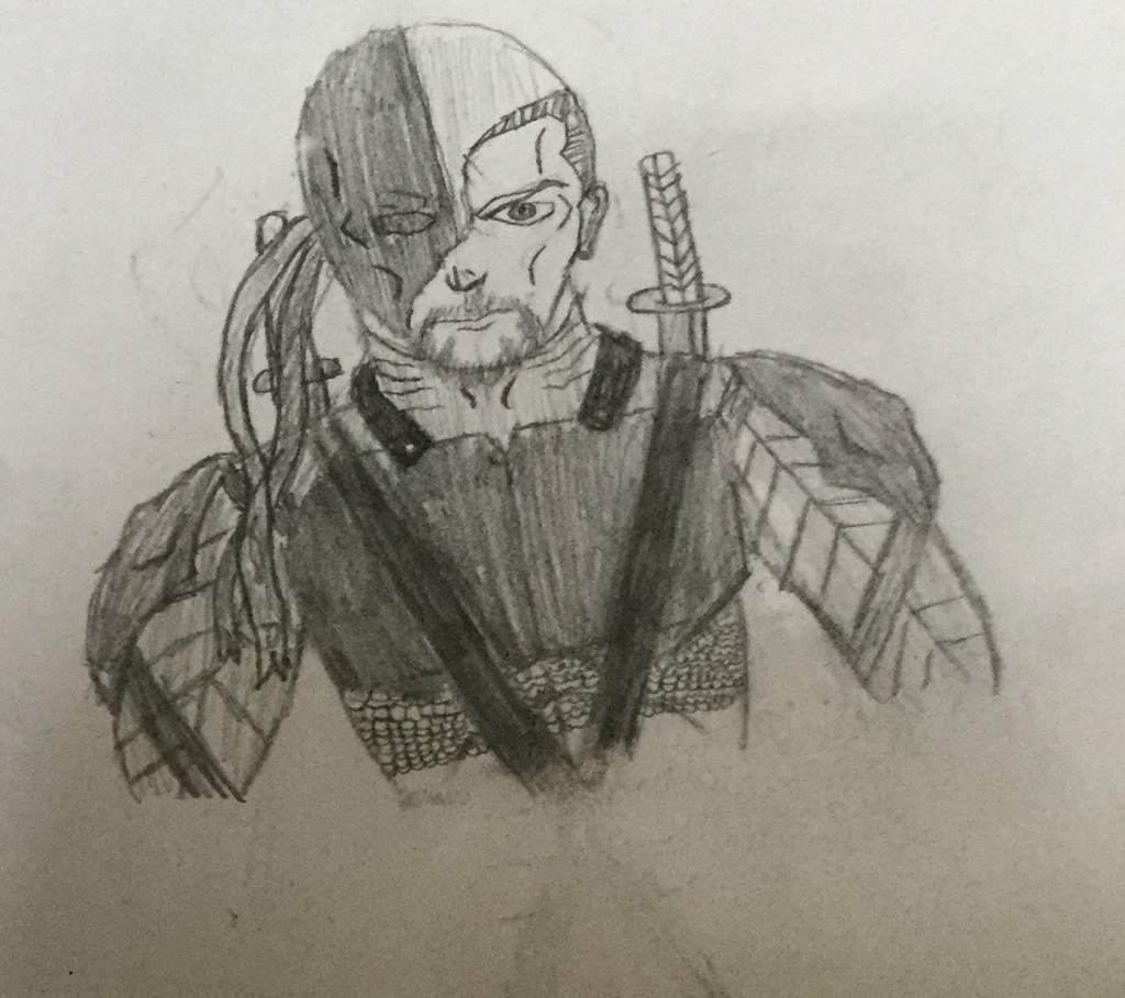 1024x909 Deathstroke Sketch Dc Entertainment Amino - Deathstroke Sketch