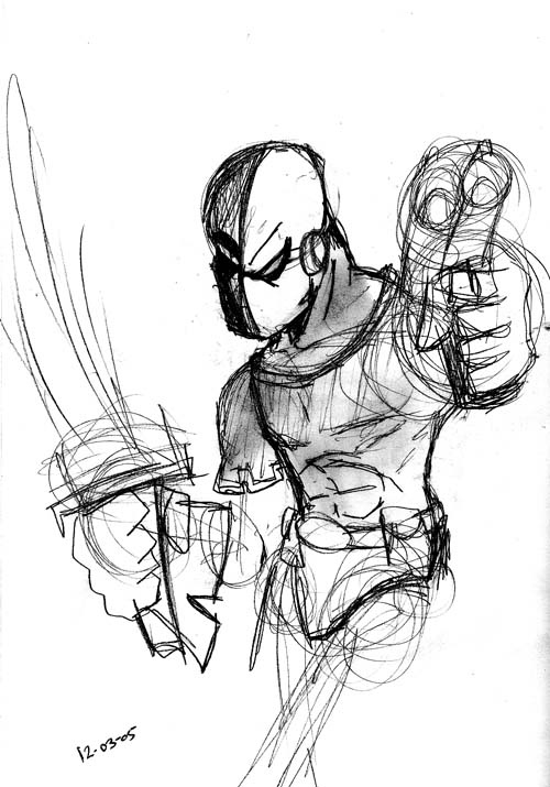 500x715 Deathstroke Sketch By Rugdog - Deathstroke Sketch