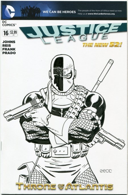 450x683 Deathstroke Sketch Cover - Deathstroke Sketch