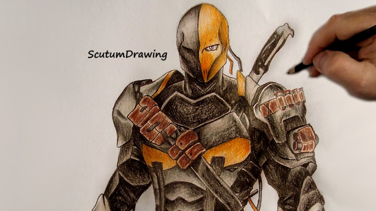 1280x720 Deathstroke - Deathstroke Sketch