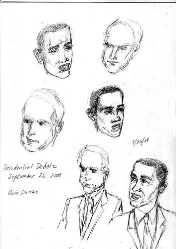 353x500 Presidential Debate Sketches See. Draw. Share. - Debate Sketch