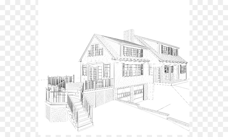 900x540 Architecture Deck House Porch Sketch - Deck Sketch