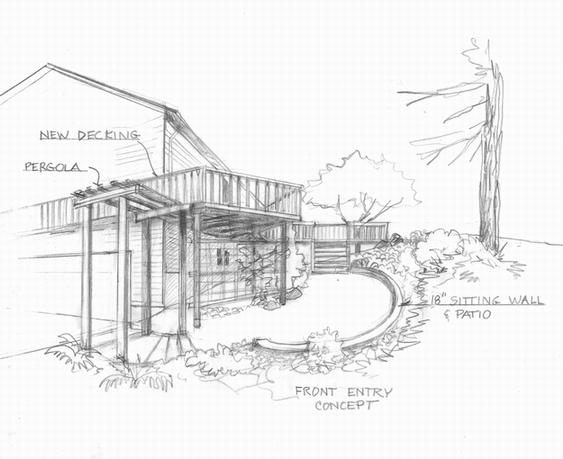 563x459 Meanderings And Sketches January 2011 - Deck Sketch