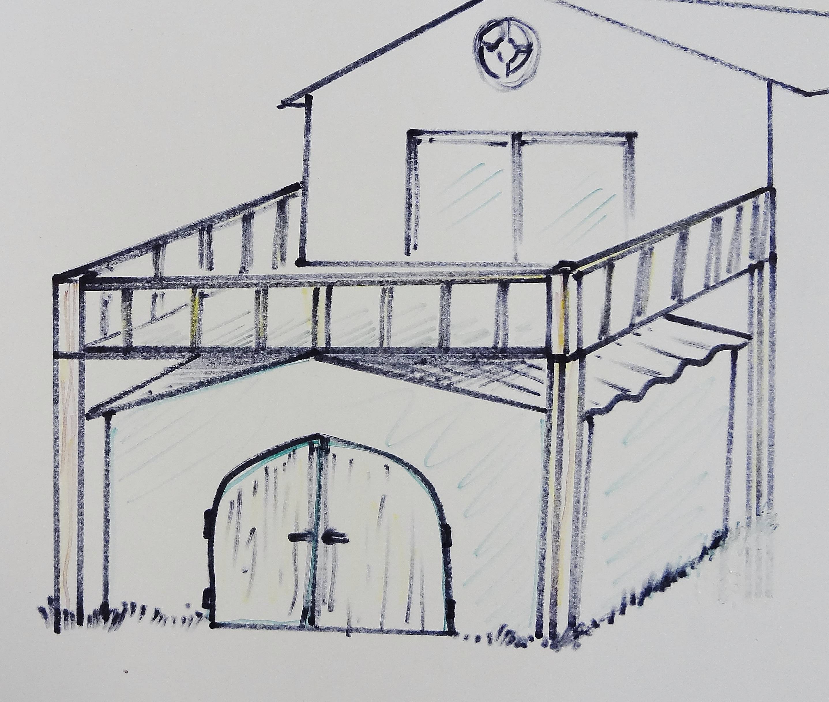 2875x2433 Weather Proofing My Shed Under The Deck....... The Home Depot - Deck Sketch