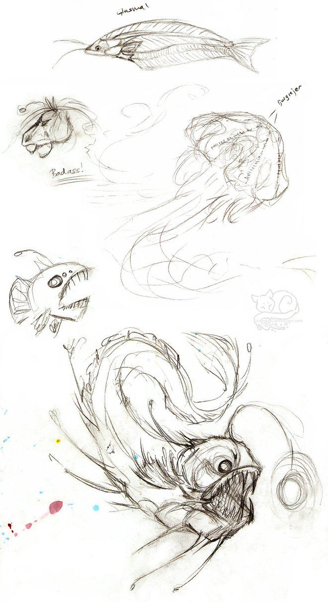 660x1210 Deep Sea Sketches By Vattukatt - Deep Sketches