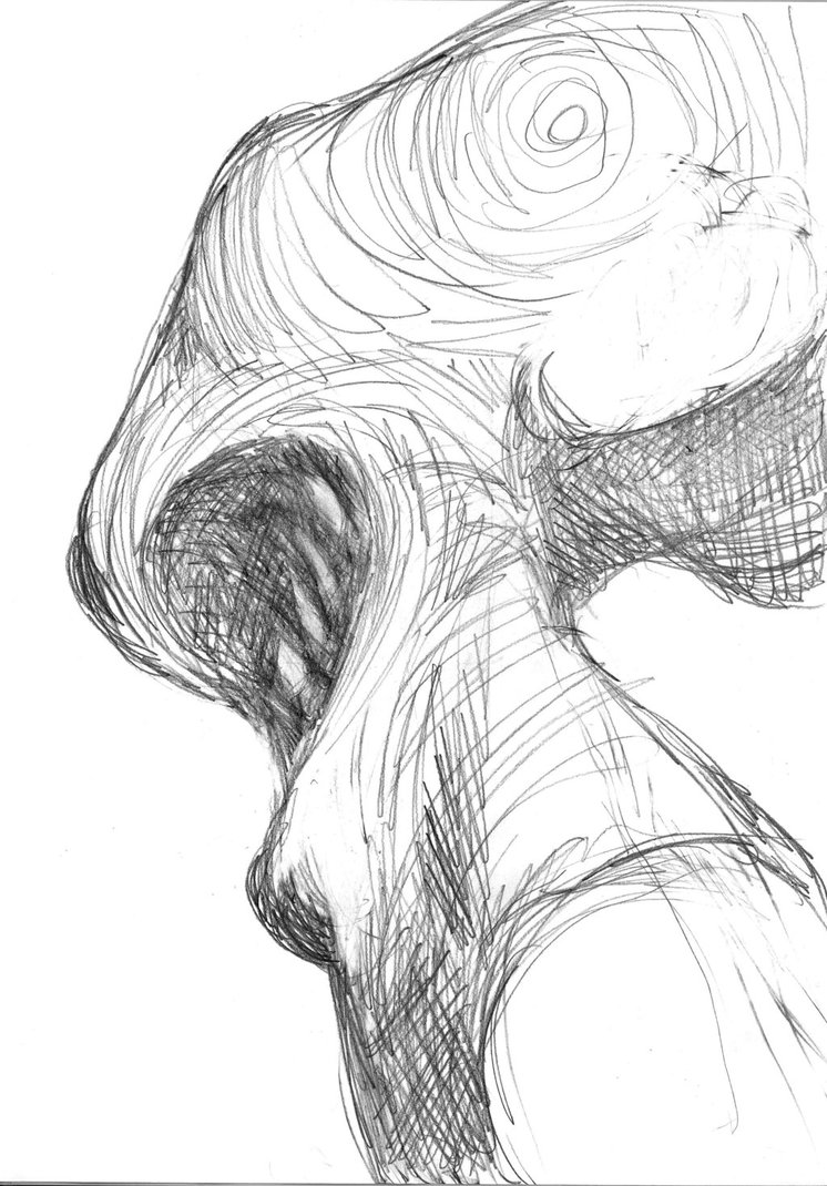 746x1070 Deep Scream, The Preliminar Sketch By Redtweny Sketches - Deep Sketches