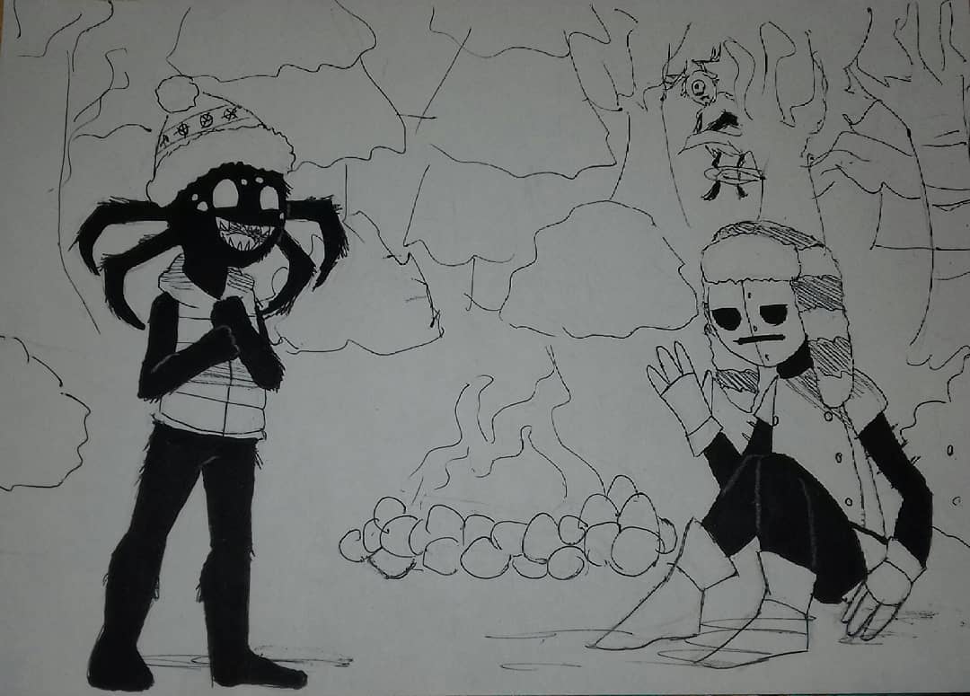 1080x775 Webberdontstarve - Deerclops Figure Sketch