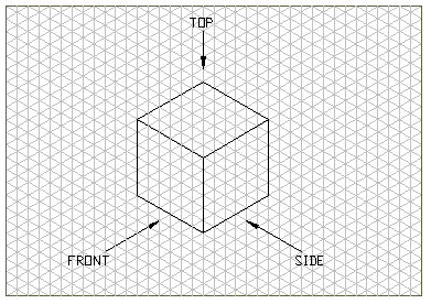 391x276 Isometric Projection - Define Isometric Sketch