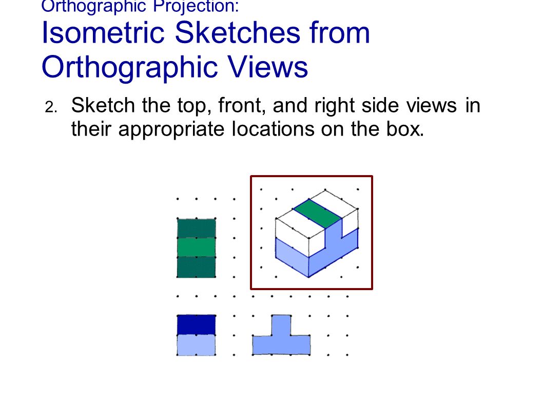 1056x816 Orthographic Drawings - Define Isometric Sketch