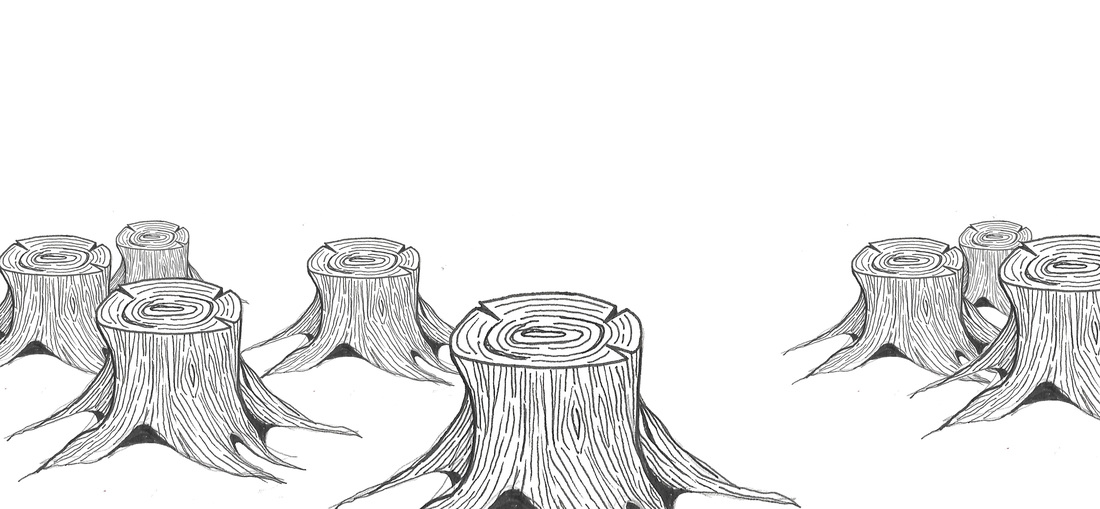 1100x509 Deforestation Experimentations - Deforestation Sketch