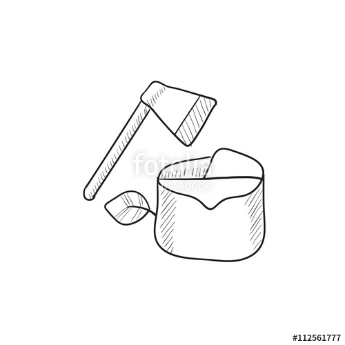 500x500 Deforestation Sketch Icon. Stock Image And Royalty Free Vector - Deforestation Sketch