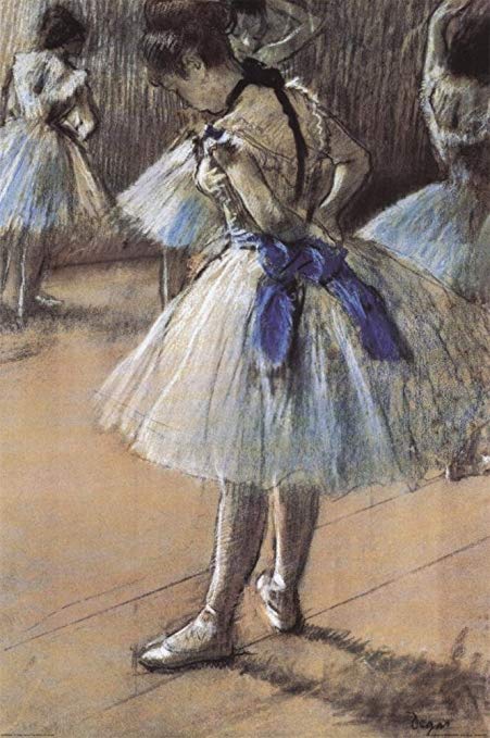 451x679 Ballerina Poster By Edgar Degas 24 X 36in Ballet - Degas Ballerina Sketch