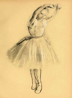 Degas Ballerina Sketch At Paintingvalley.com 