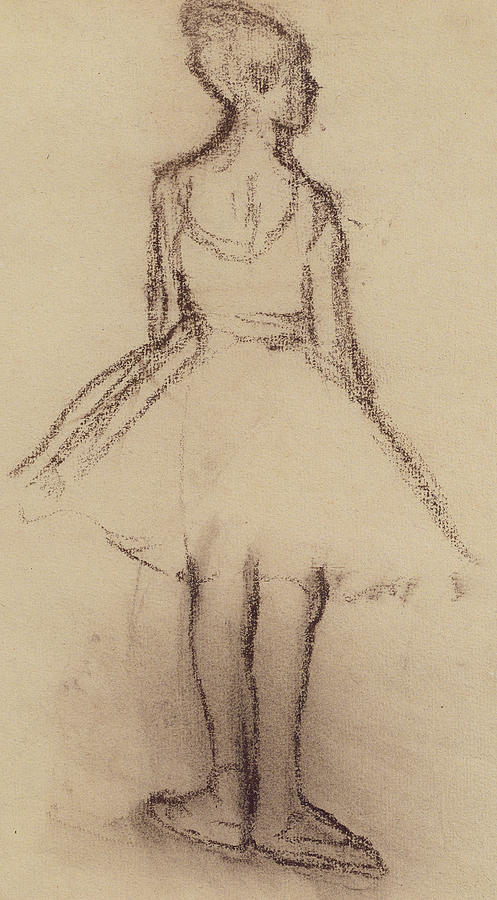 497x900 Edgar Degas Drawing, Pencil, Sketch, Colorful, Realistic Art - Degas Dancer Sketches