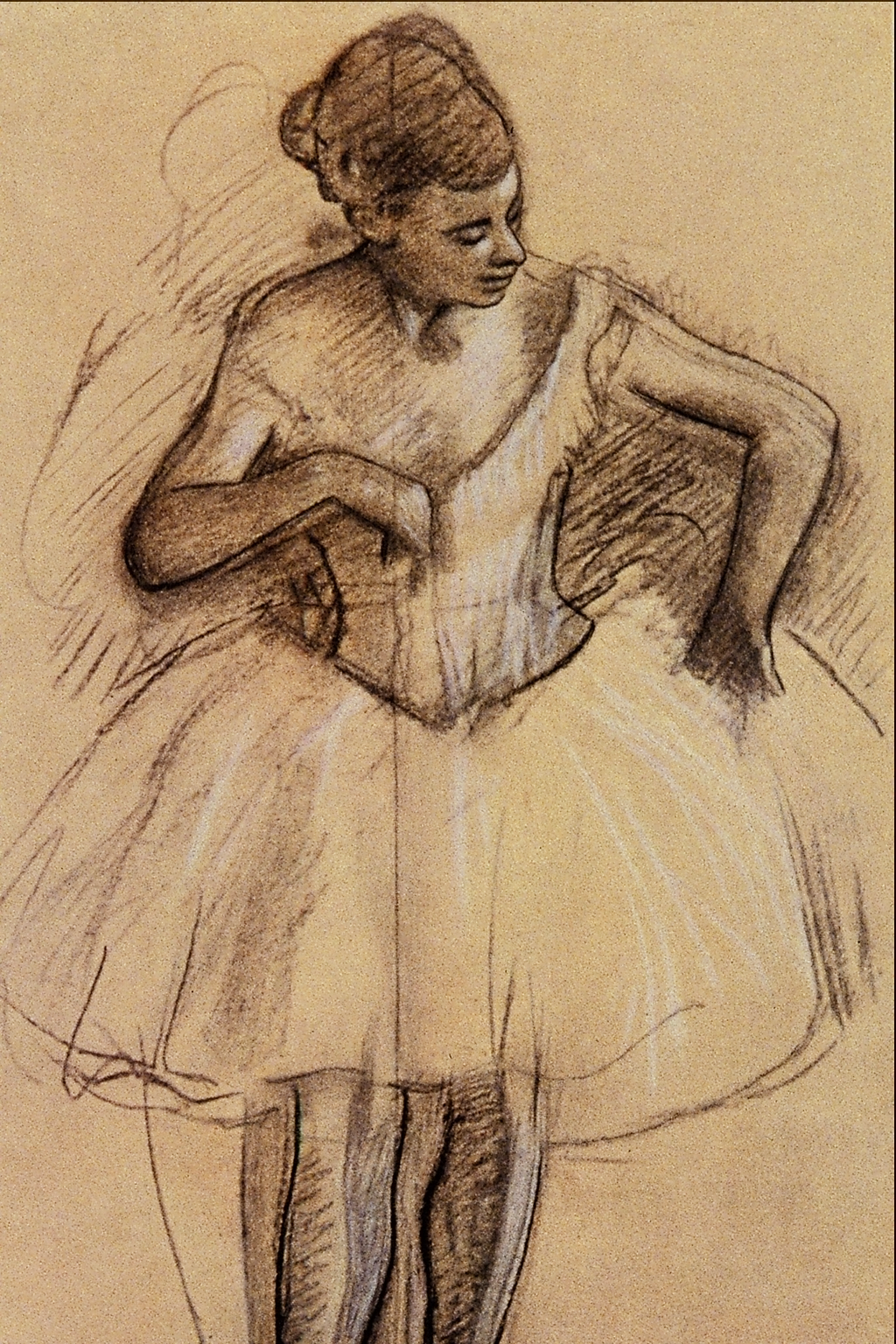1024x1536 Fileballet Dancer - Degas Dancer Sketches