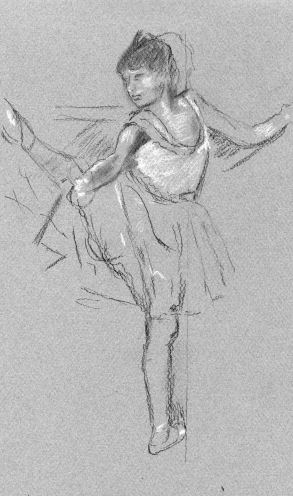 293x496 Old Master Drawings - Degas Dancer Sketches