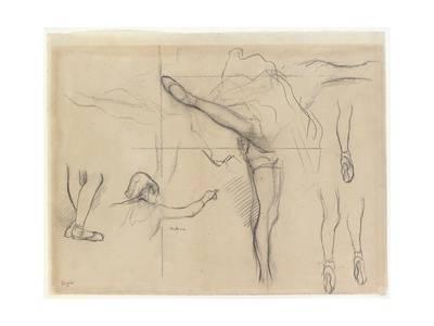 400x300 Dancer - Degas Dancer Sketches