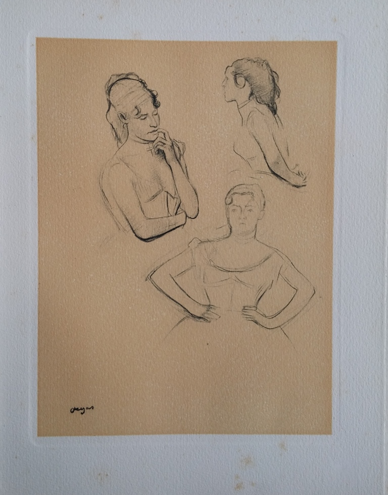 768x980 Edgar Degas (1834 1917) - Degas Sketches