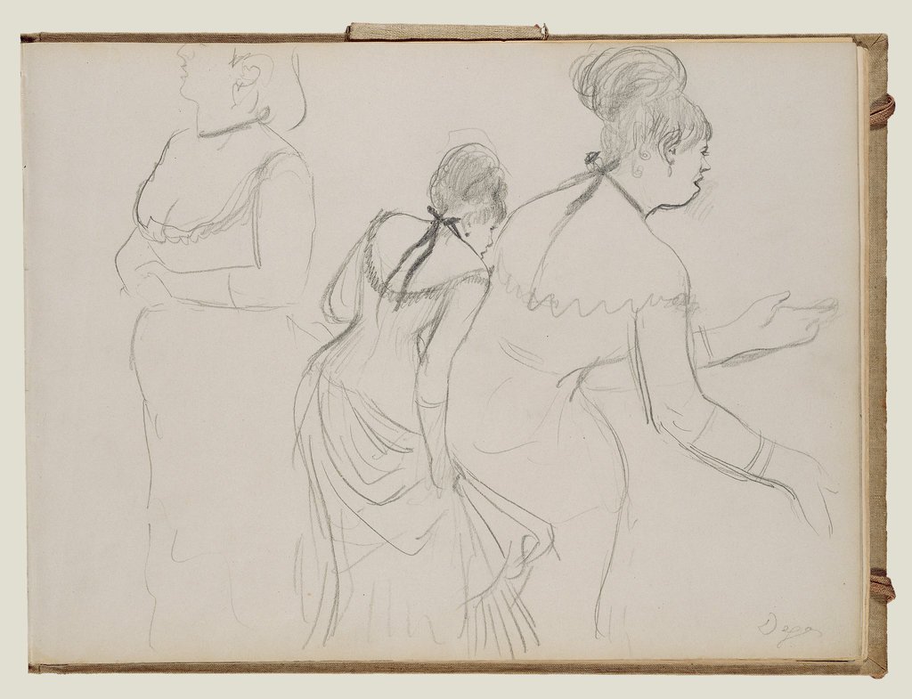 1024x785 Sketches Of A Singer Posters Amp Prints By Edgar Degas - Degas Sketches